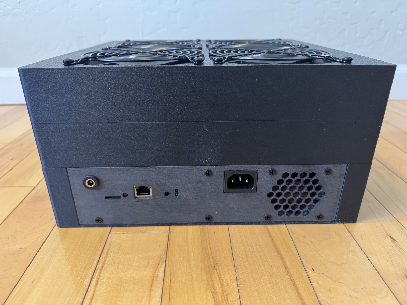 StealthMiner mining heater rear view